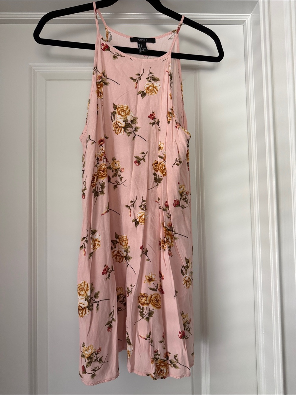 Forever 21 Pink Floral Mini Sundress